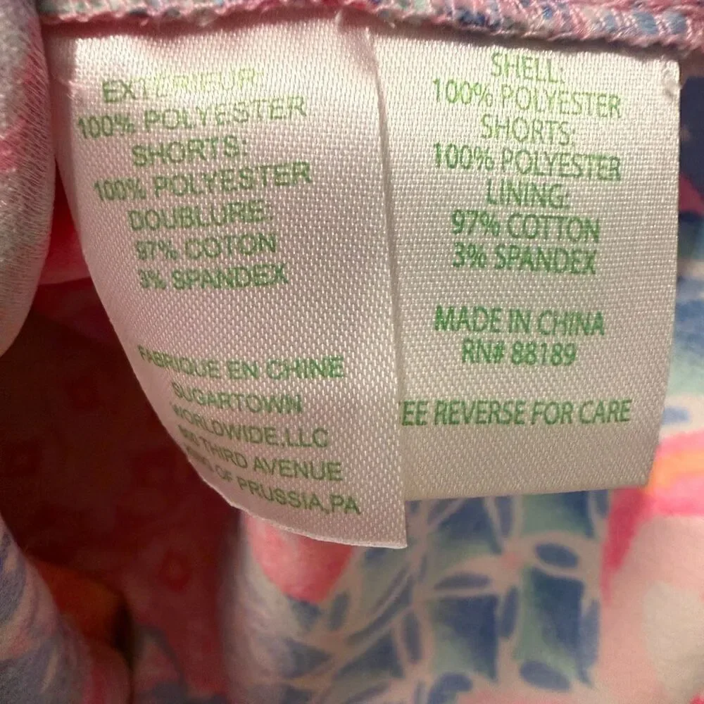 Lilly Pulitzer Kipton one shoulder romper Pink Isle Snappy Turtle size 2